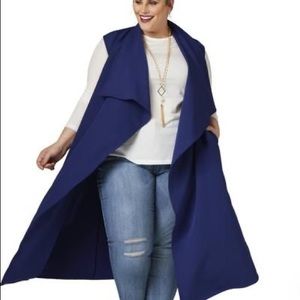 Society+ Waterfall Longline Tie Vest